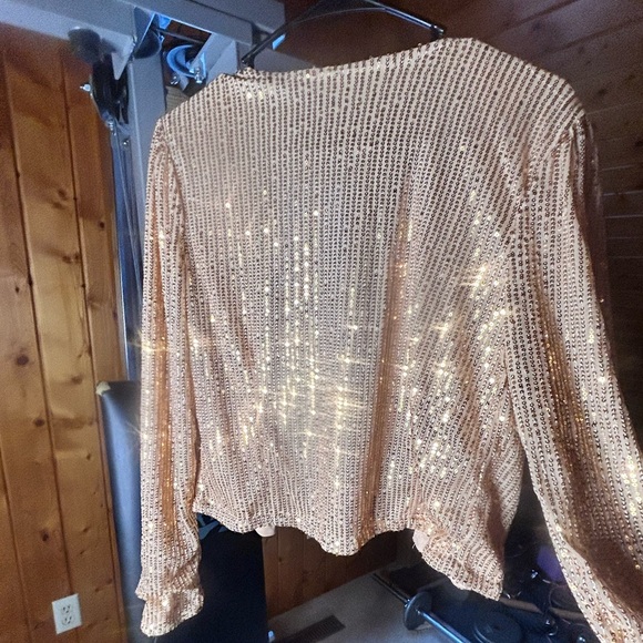 Sparkly gold suit for New Years NWOT - Picture 3 of 8